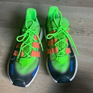 Men’s adidas bright green sneaker